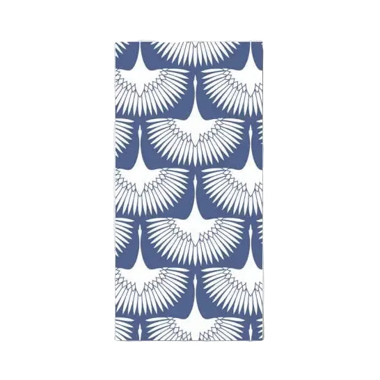 Guest Napkin - Blue Cranes