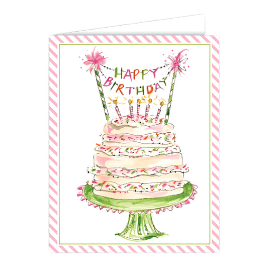 Card - Happy Birthday Cake