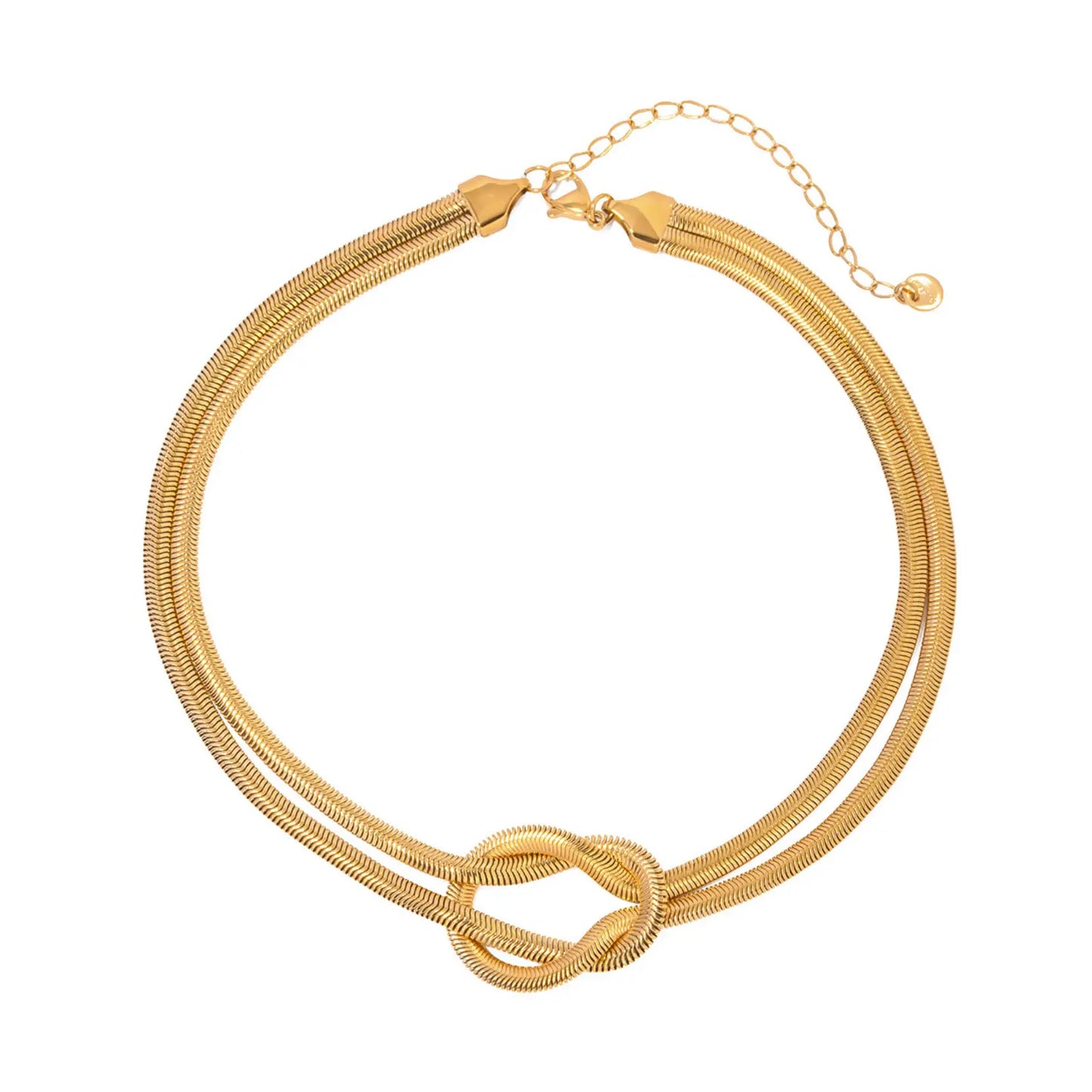 Chain Link Knot Necklace