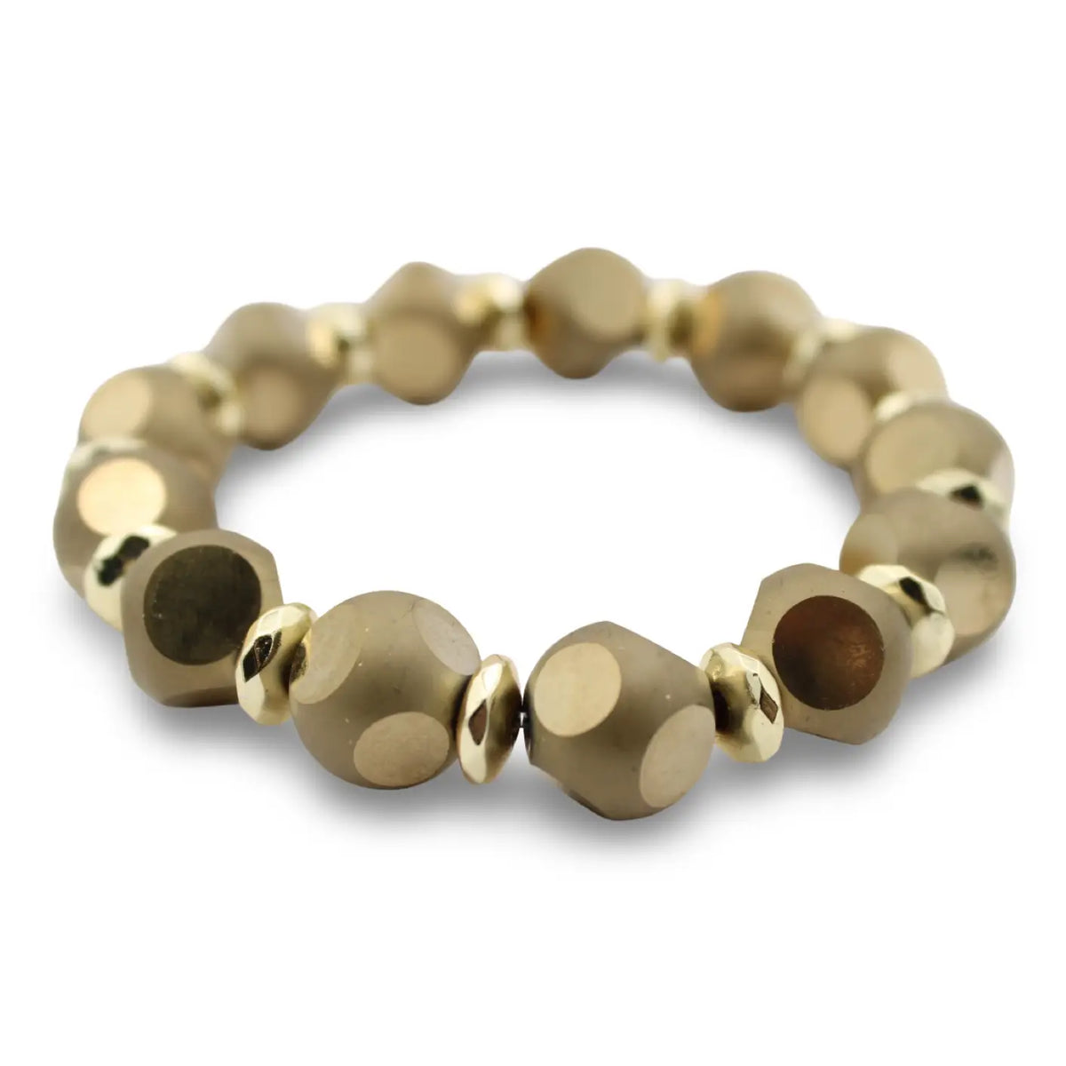 Gold Beaded Bracelet