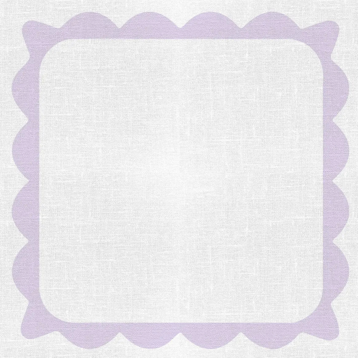 Paper Placemat - Lilac Scalloped/Square