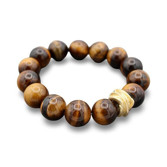 Tiger Beaded Bracelet