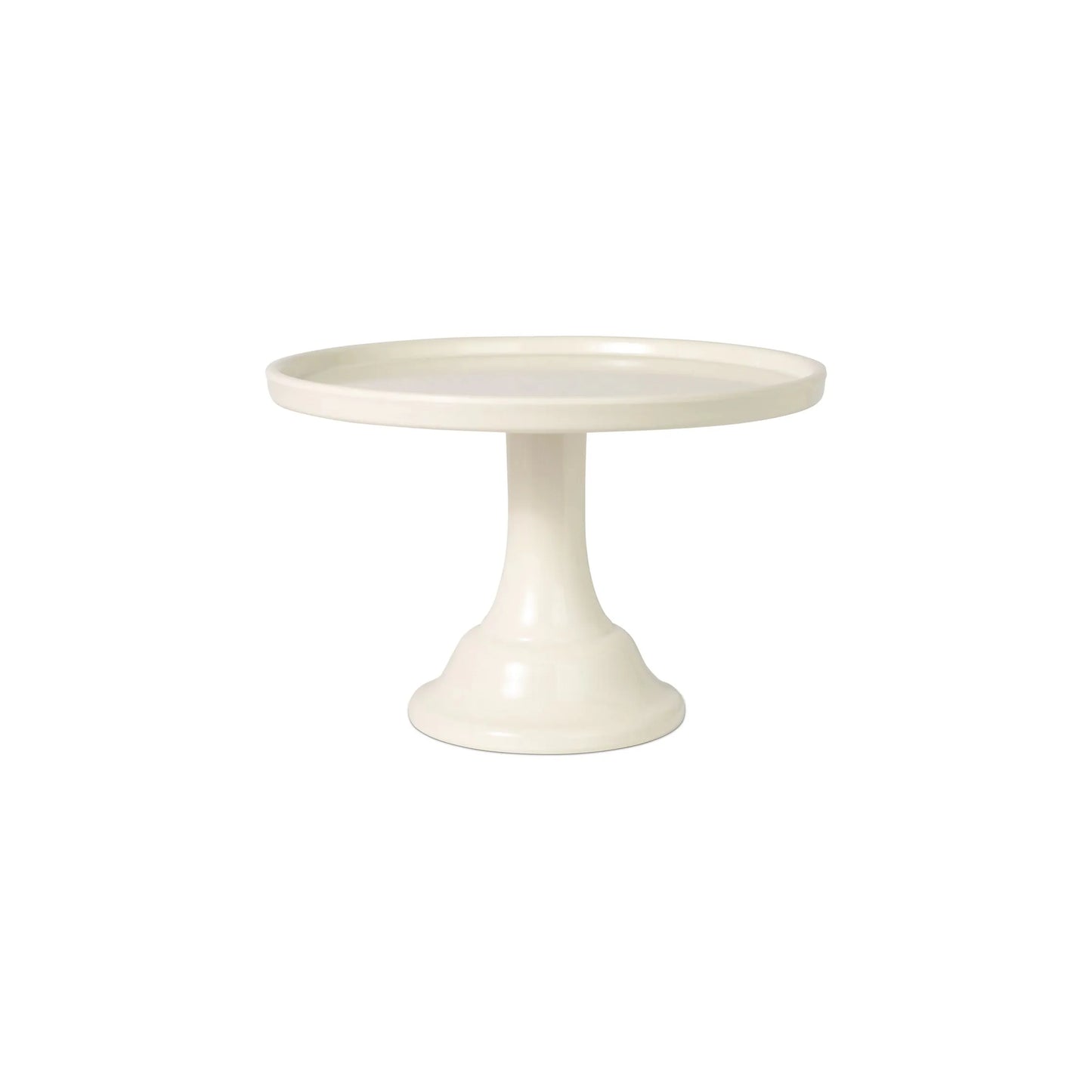 Melamine Cake Stand - Linen White