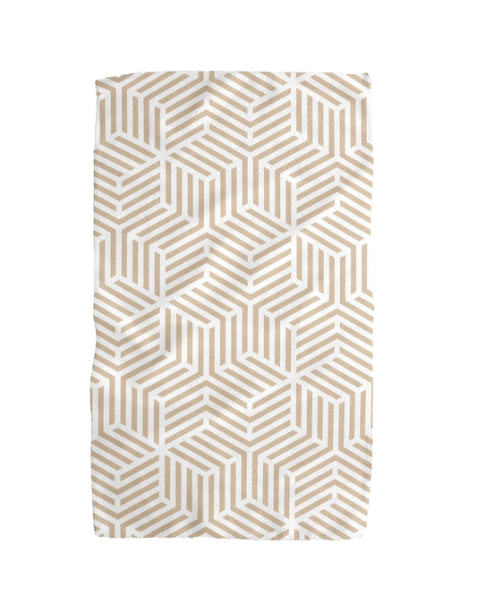 Tea Towel - Stacked Cubes