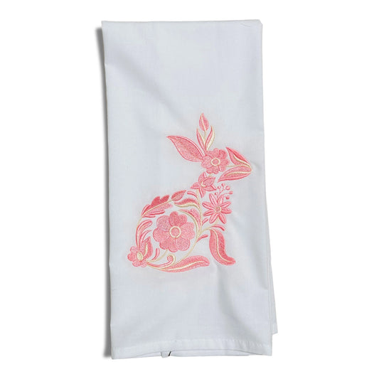 Tea Towel - Pink Bunny