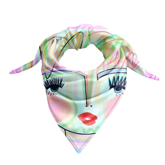 Silk Scarf - Good Vibrations