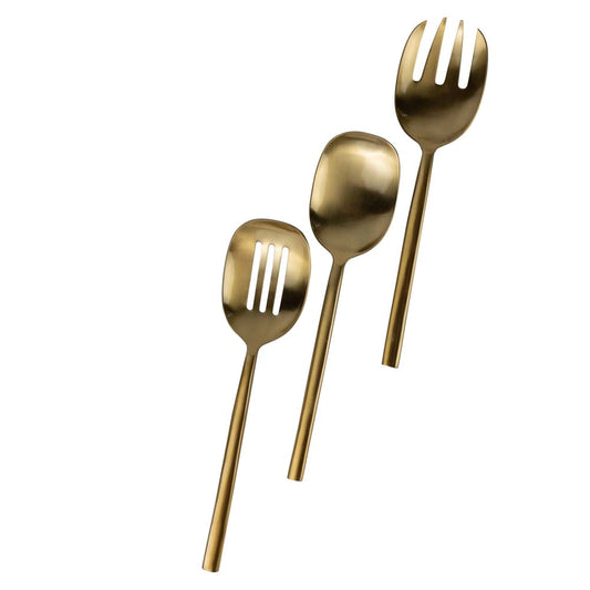 Brass Serving Utensils S/3