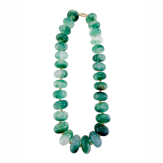 Green Beaded Necklace