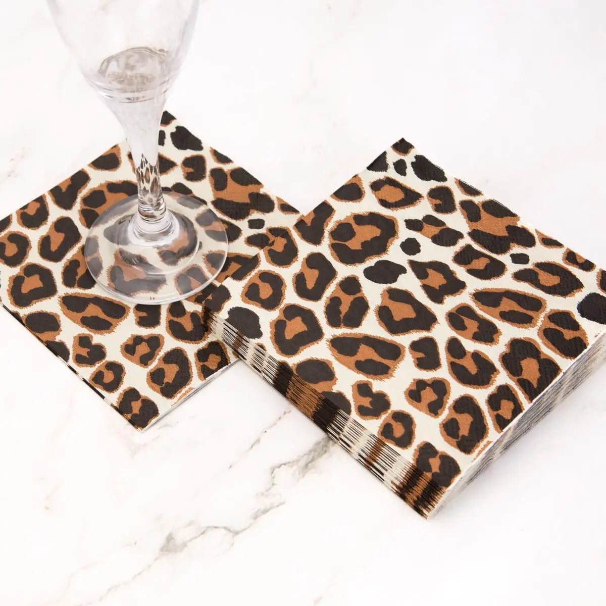 Cocktail Napkin - Leopard