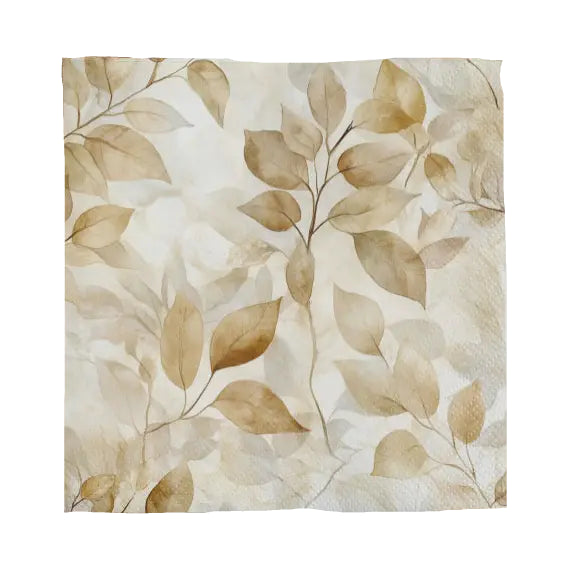 Cocktail Napkin - Fall Leaves