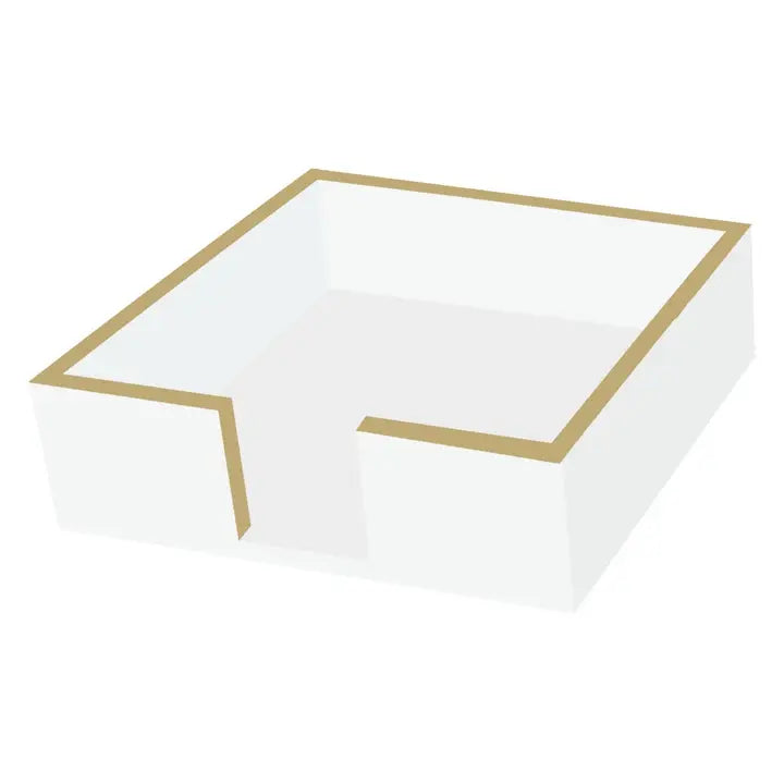 Cocktail Napkin Holder - White Lacquer