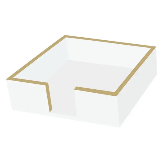 Cocktail Napkin Holder - White Lacquer