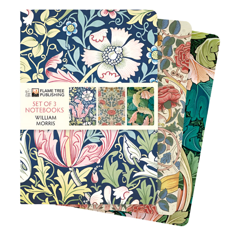 Notebooks S/3 - William Morris