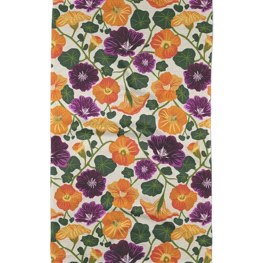 Tea Towel - Nasturtium Garden