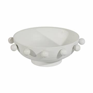 Matte White Bauble Bowl
