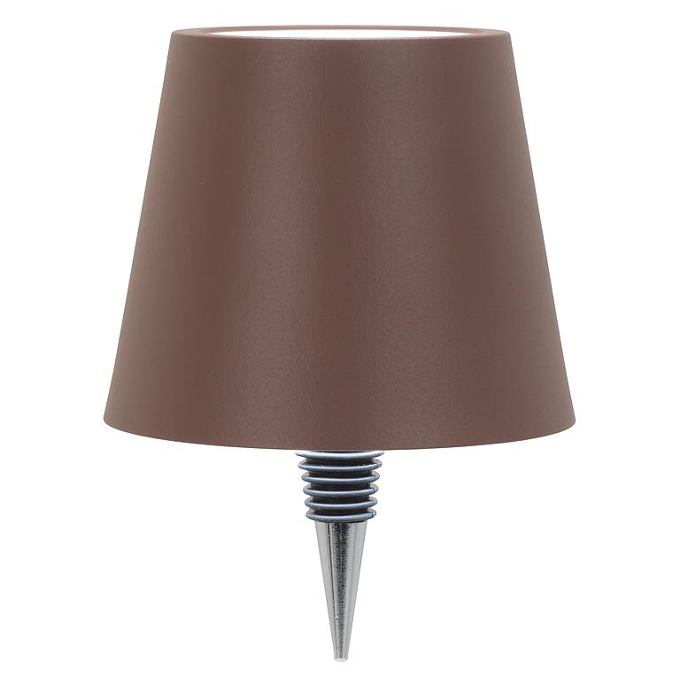 Portable Brown Bottle Lamp