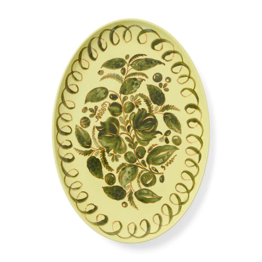 Amalfi Oval Tray - Lime