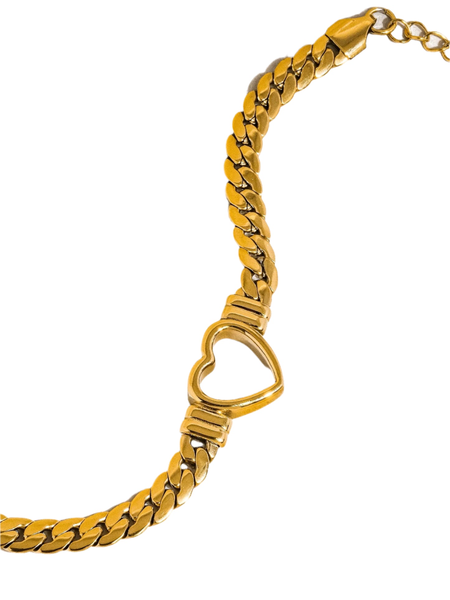 Heart Snake Chain Bracelet