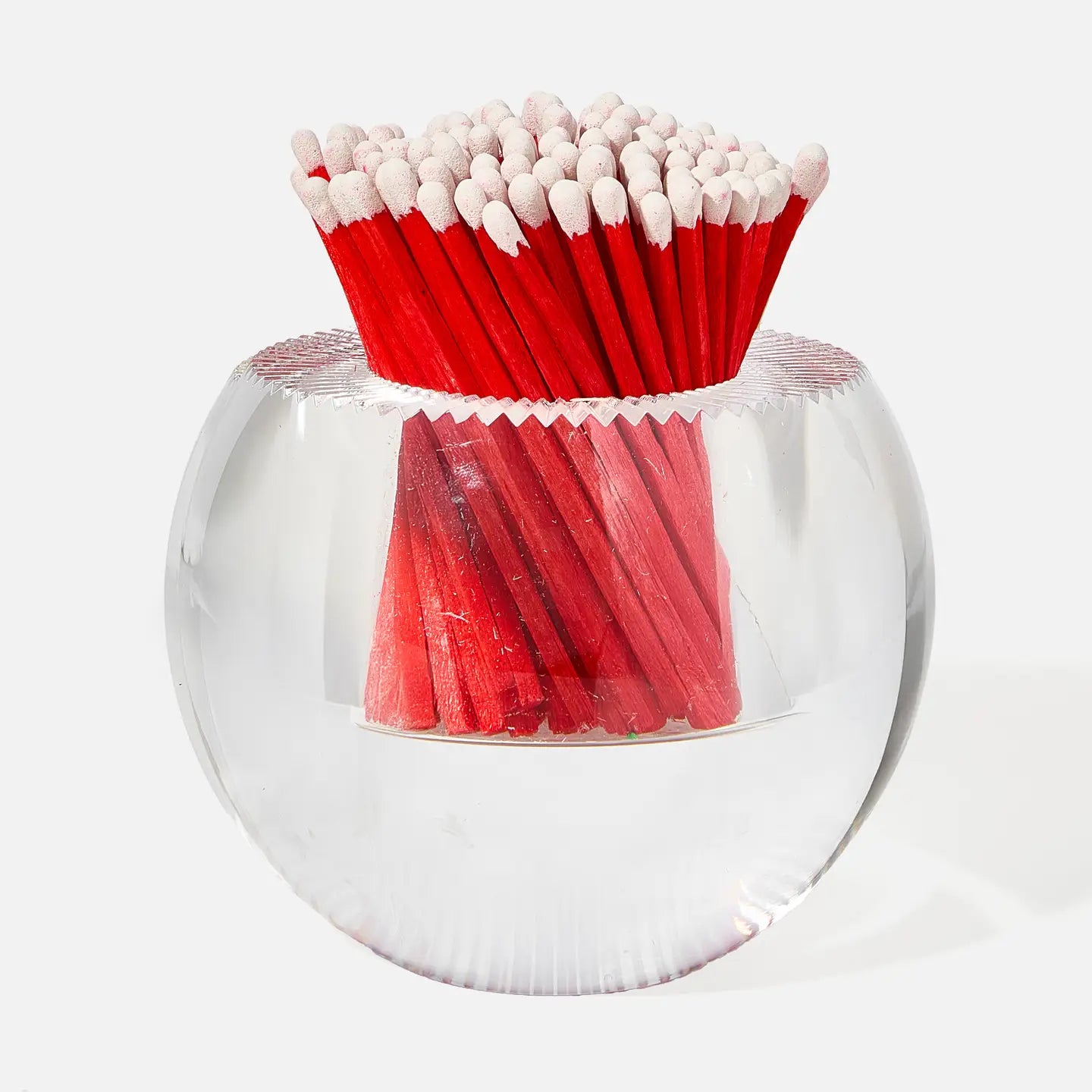 Acrylic Match Striker - Round/Candy Cane Matches