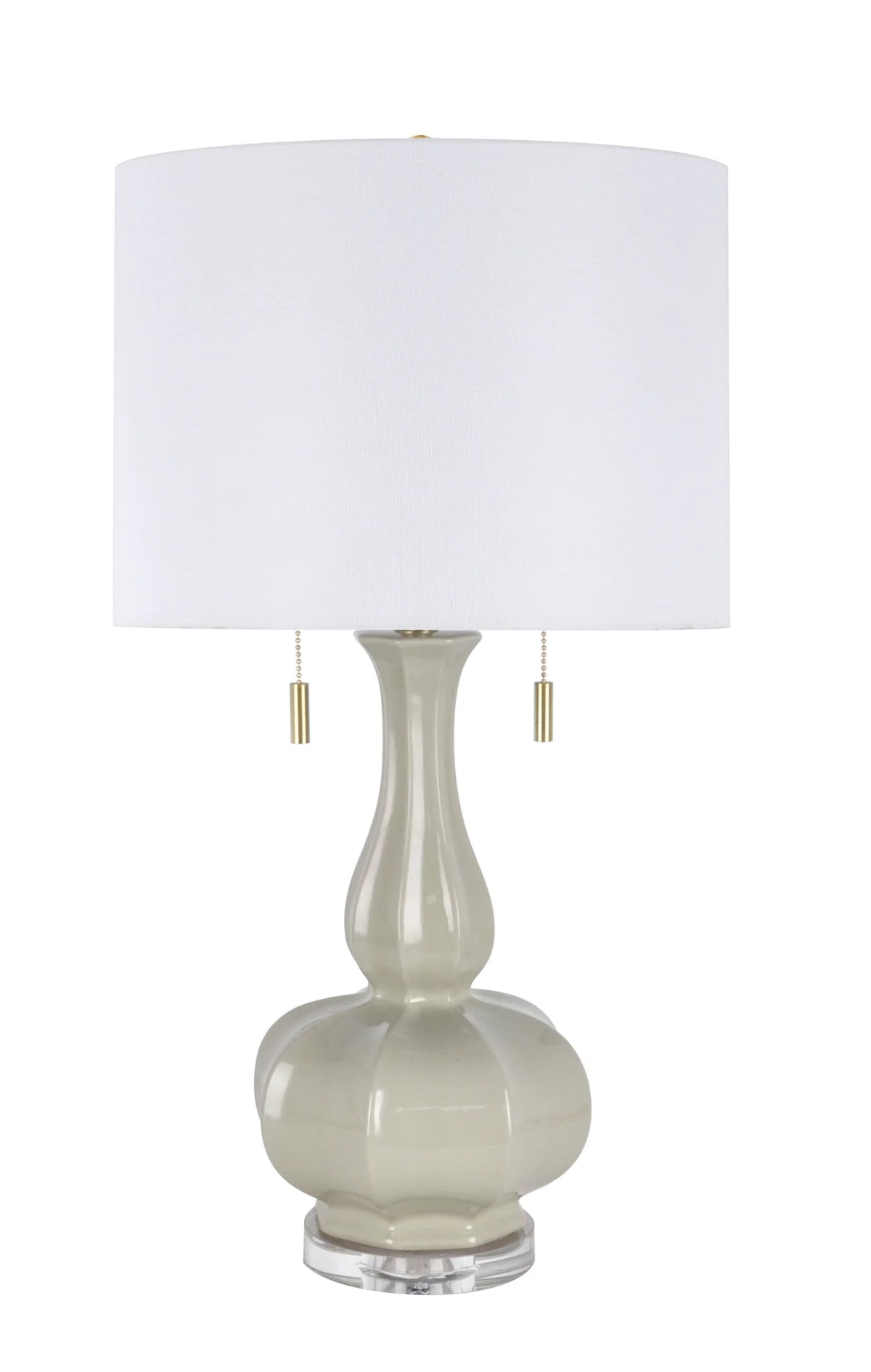Sage Glass Table Lamp