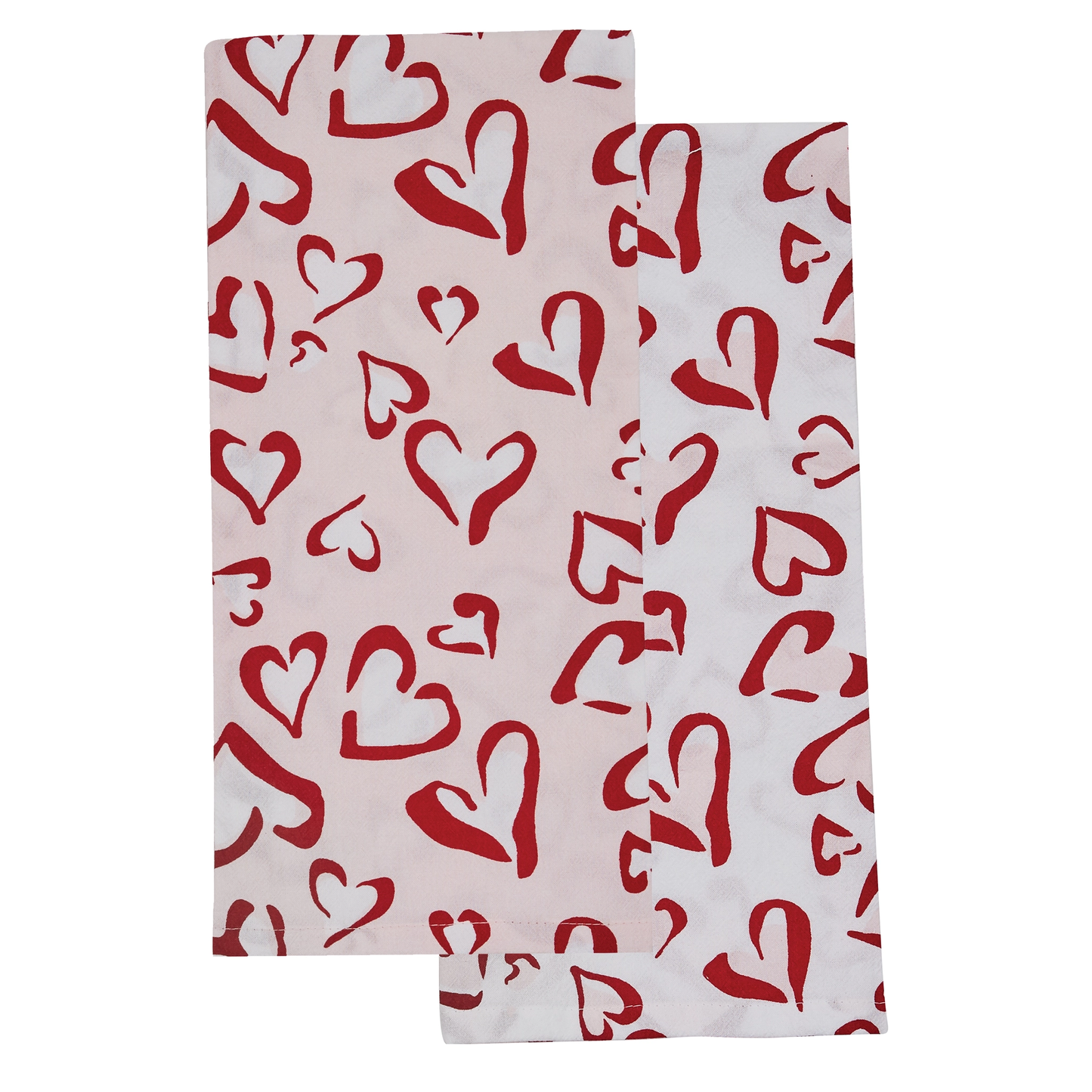 Tea Towel - Heart Duo S/2