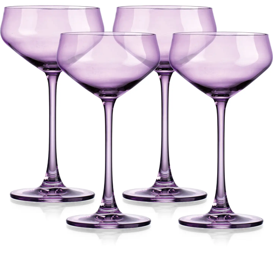 Coupe Glass - Purple