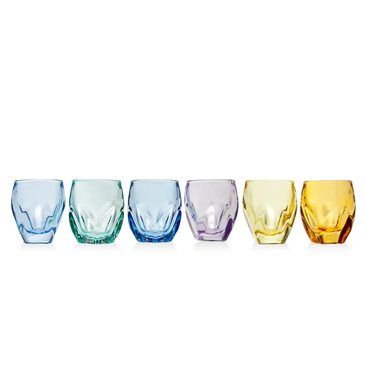 Colored Shot Glasses S/6