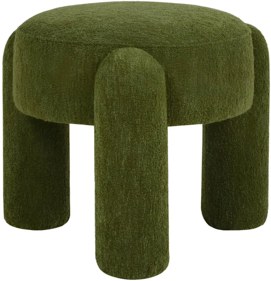 Moss Round Ottoman