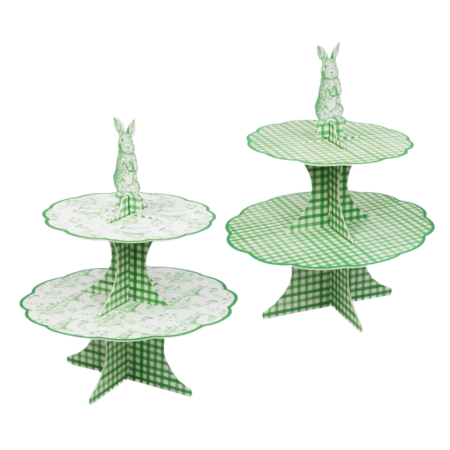 Reversible Mint Rabbit Cake Stand