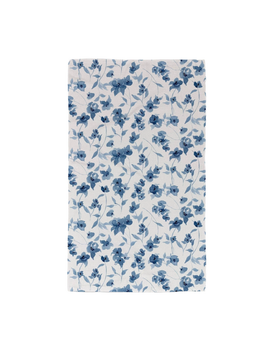 Tea Towel - Blue Floral