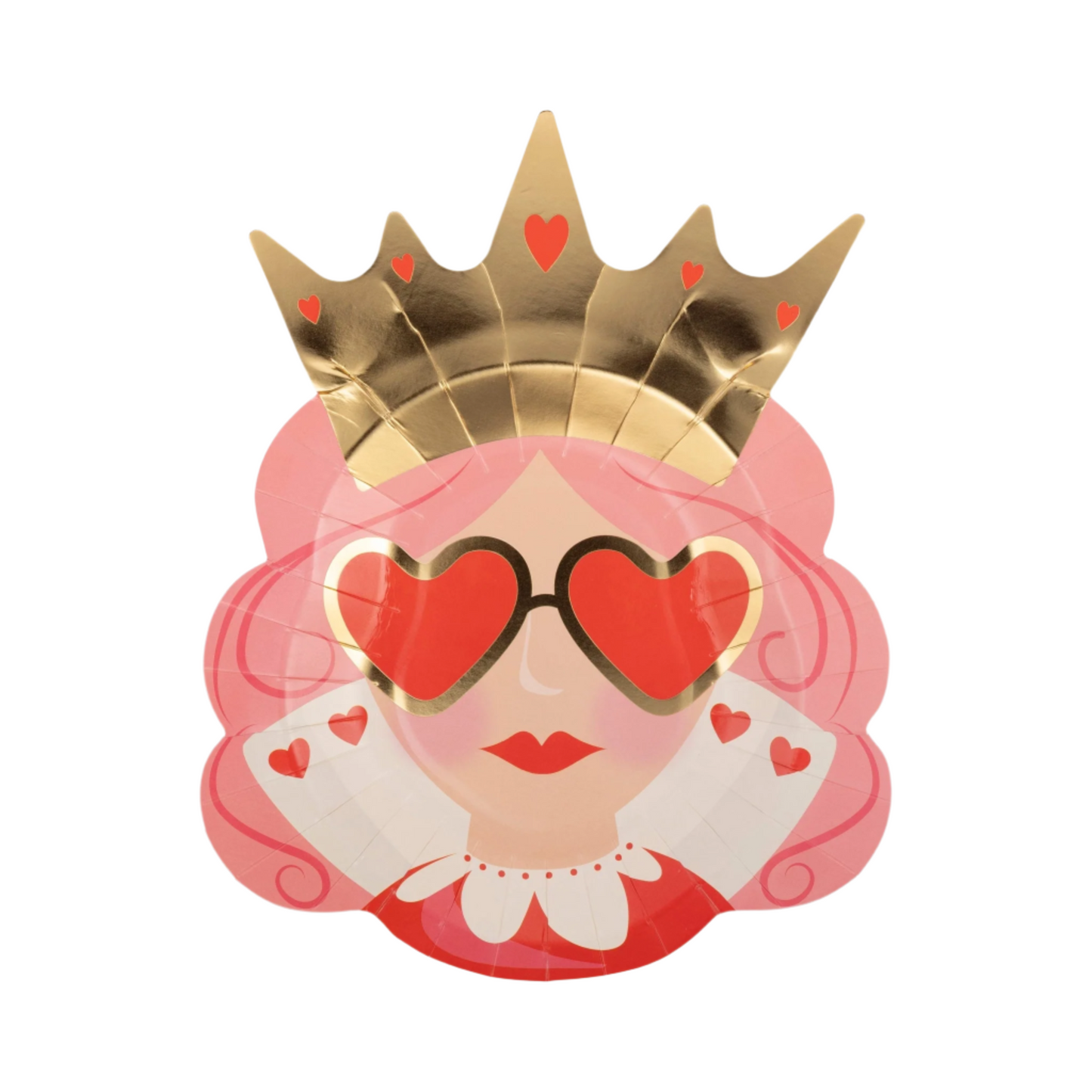 Paper Plate (Large) - Queen of Hearts