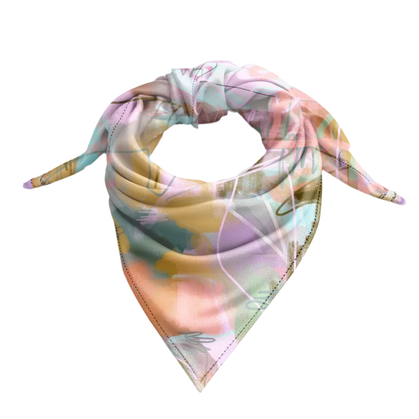 Silk Scarf - Mango Mania