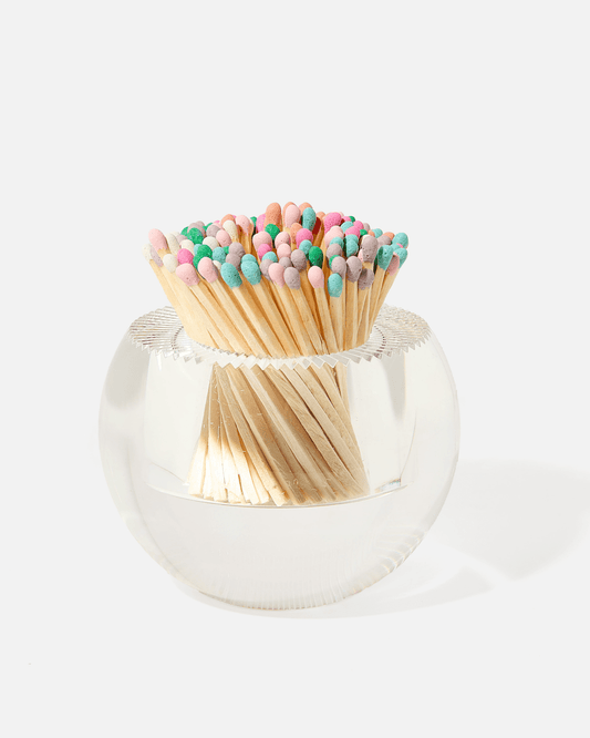 Acrylic Match Striker - Round/Confetti Matches