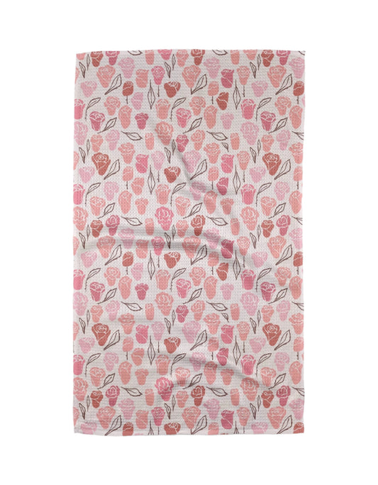 Tea Towel - Neutral Rose