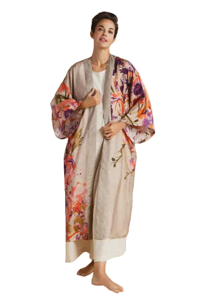 Kimono Gown - Orchid & Iris
