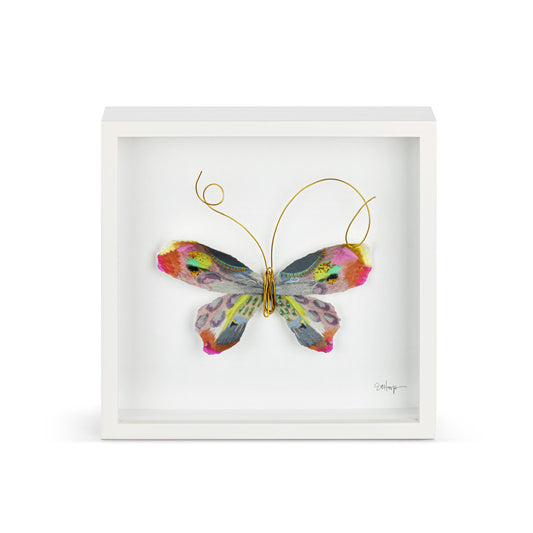 Butterfly Shadow Box - Multicolor