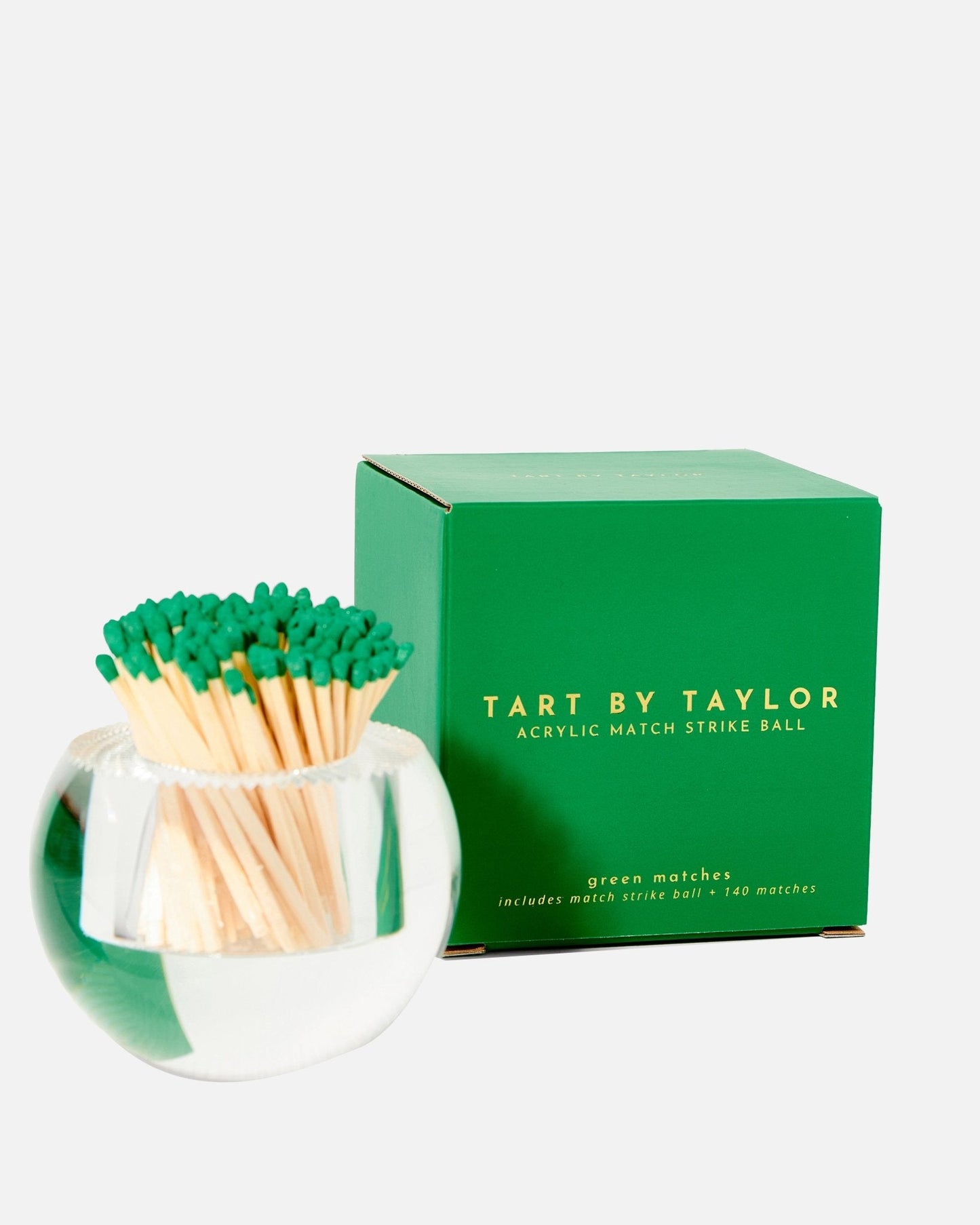 Acrylic Match Striker - Round/GreenMatches
