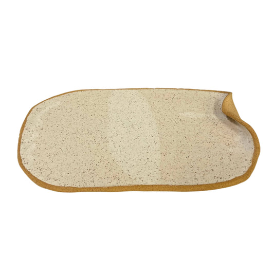 Pottery Tray - Cream