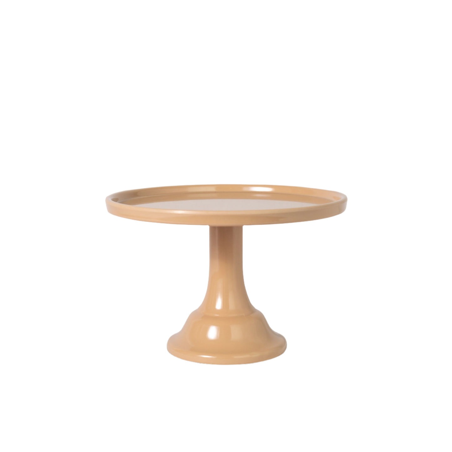 Melamine Cake Stand - Latte Brown