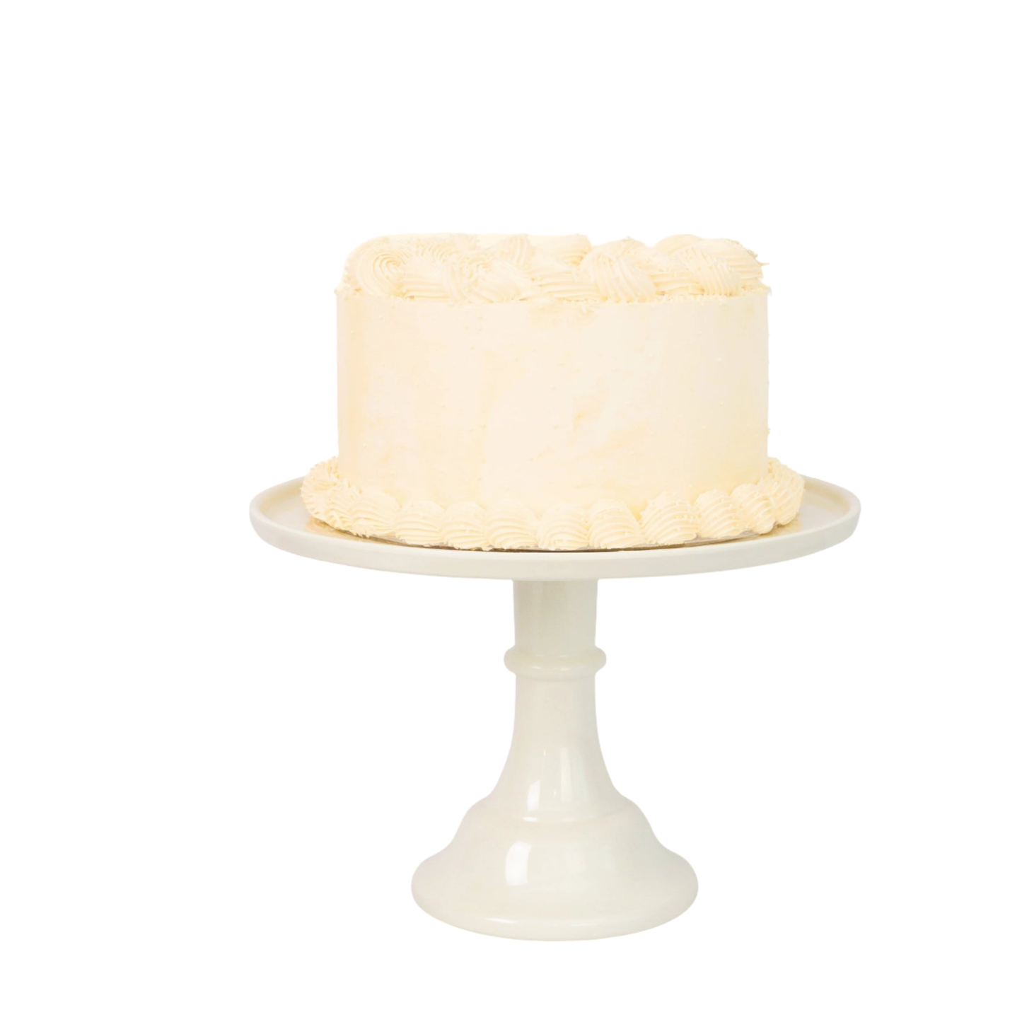 Melamine Cake Stand - Linen White