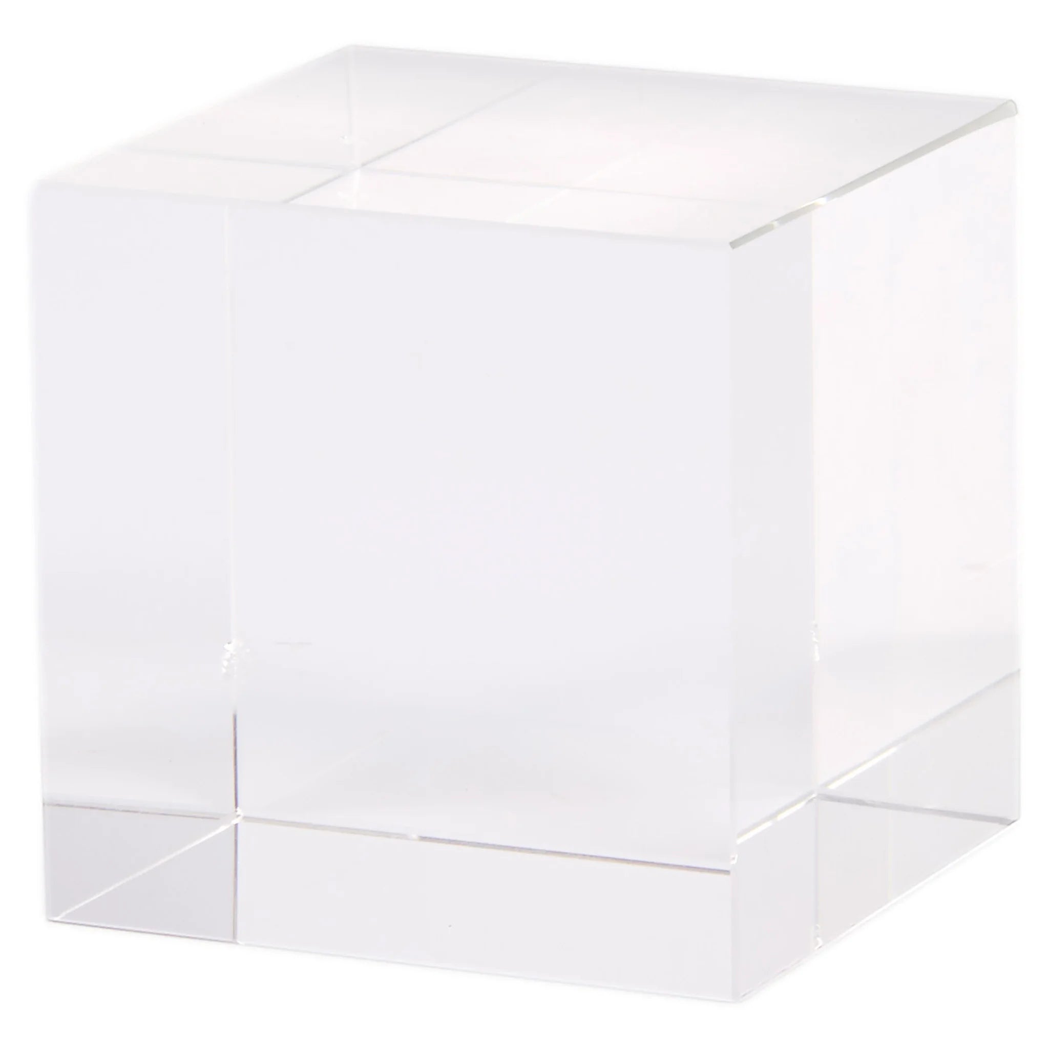 Glass Cube Riser Crystal Cube Riser – Fig Modern