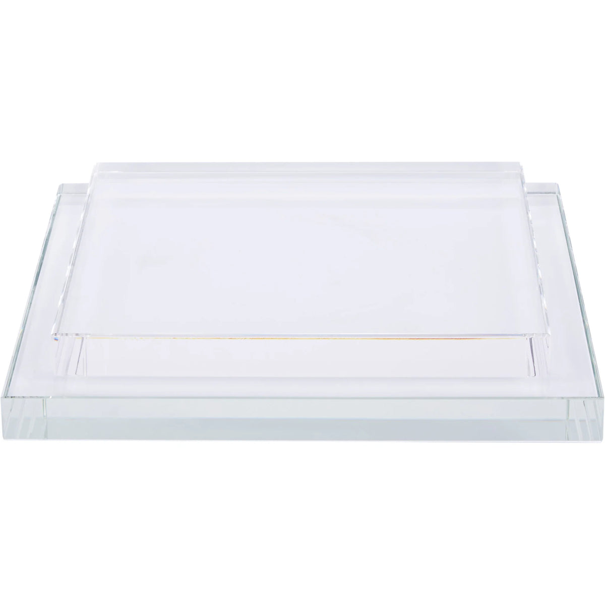 Square Rock Riser Thin Oversize Crystal Square Riser – Fig Modern