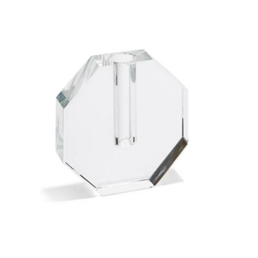 Crystal Bud Vase - Octagon