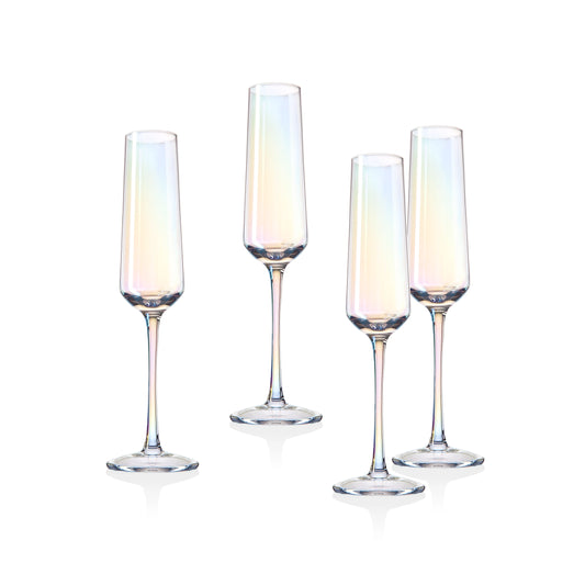 Iridescent Champagne Flute