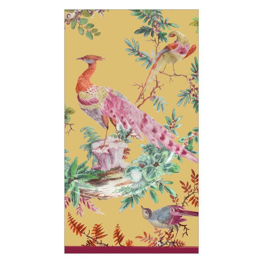 Guest Napkin - Chelsea Birds Gold