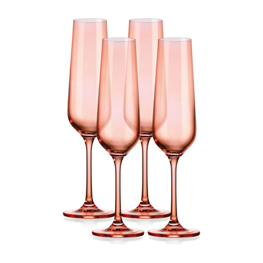 Champagne Glass - Coral