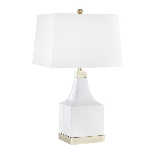 Ceramic Square Base Table Lamp