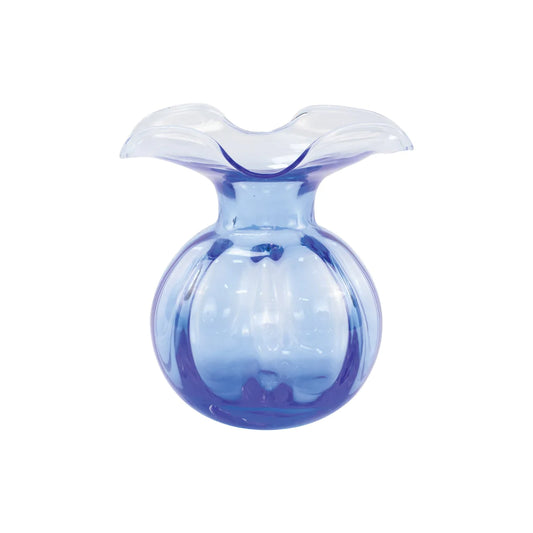 Hibiscus Glass - Bud/Cobalt