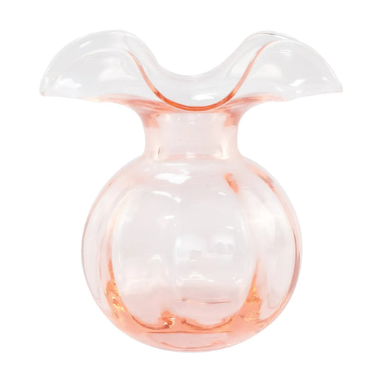 Hibiscus Glass - Fluted/Medium/Pink