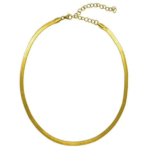 Gold Snake Chain Necklace